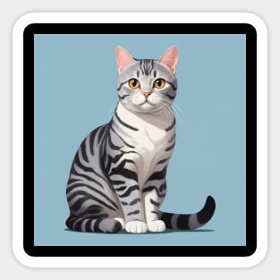 American Shorthair Cat Sticker